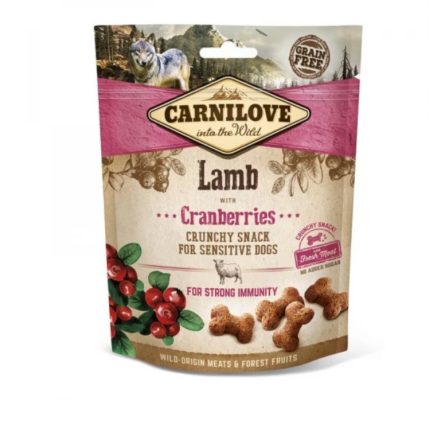 Carnilove Dog Crunchy Snack - Bárány Hússal és Vörös Áfonyával 200g