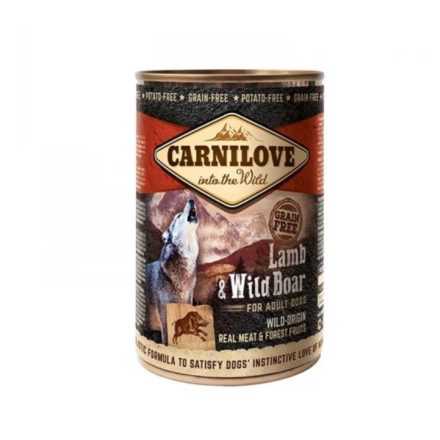 Carnilove Adult- Bárány és Vaddisznó Hússal konzerv 400g