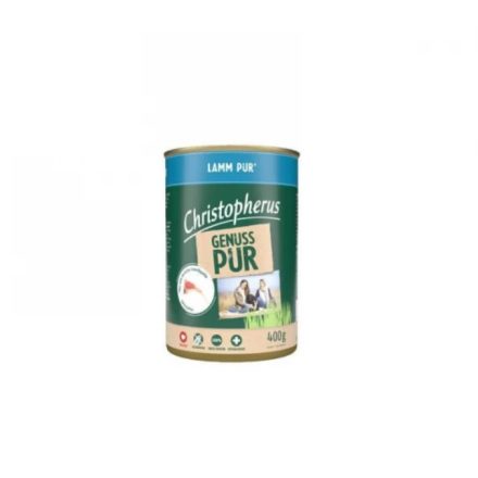 Christopherus Dog konzerv pure bárány 400g