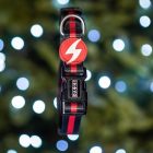 Dashi Stripes Red&Black Collar L (46-72cm)