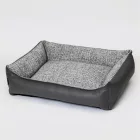 NRDOGS Basket Dog Bed Silver
