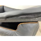 NRDOGS Lux Grey Dog Bed + Gift Dog Blanket XL 106x82 cm