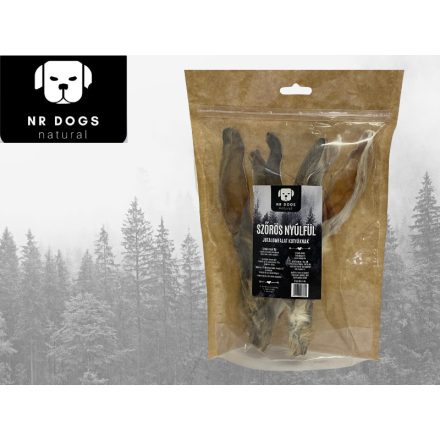 NRDOGS Szőrös Nyúlfül Kutyáknak 100 G
