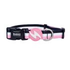 Dashi Stripes Pink&Black Collar