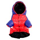 Dashi Stripes Red&Blue kutyakabát  2XL (48cm háthossz)