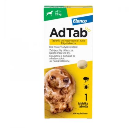 AdTab rágótabletta nagy testű kutyáknak
