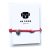 NRDOGS footprint bracelet red