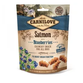   Carnilove Dog Crunchy Snack - with salmon meat and blueberries 200g