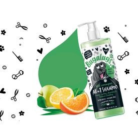 Bugalugs All In 1 Vedlés Kontroll Kutyasampon 250 ml