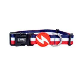 Dashi Stripes Red & Blue Collar
