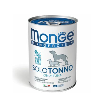 Monge Monoprotein 100% tonhal konzerv 400gr