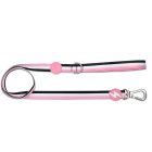 Dashi Stripes Pink&Black póráz L (2,5cmx120cm)