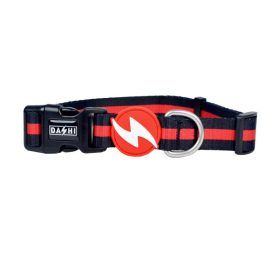 Dashi Stripes Red&Black Collar