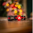 Dashi Stripes Red&Black Collar