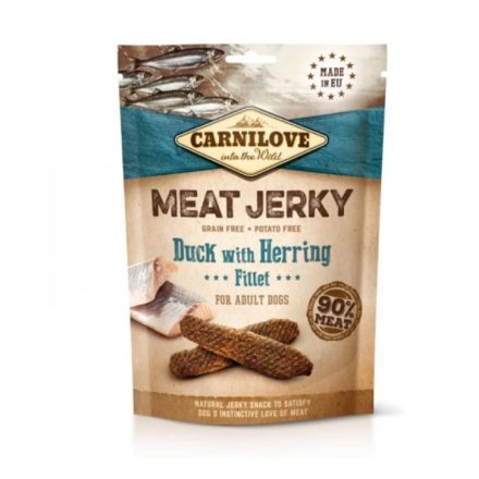 Carnilove Jerky Snack  – kacsa hering filével 100g