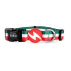 Dashi Stripes Green&Red Collar S (28-42cm)