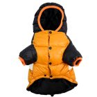 Dashi Stripes Orange&Black kutyakabát L (36 cm háthossz)