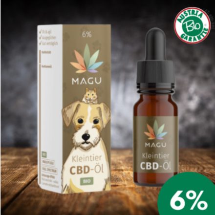 CBD-Öl für Hunde unter 30 kg, 6%, BIO, Magu CBD