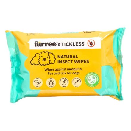 Fürree Wipes kullancs és szúnyogriasztó nedves törlőkendő