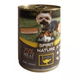 Spirit of Nature Dog konzerv Strucchússal 415gr