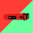 NRDOGS Nyakörv Hexa Red M 30-50cm