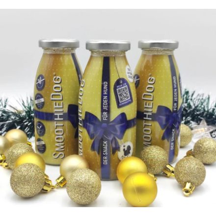 SmoothieDog - Pulykahús smoothie menü kutyáknak  - karácsonyi kiadás 250 ml