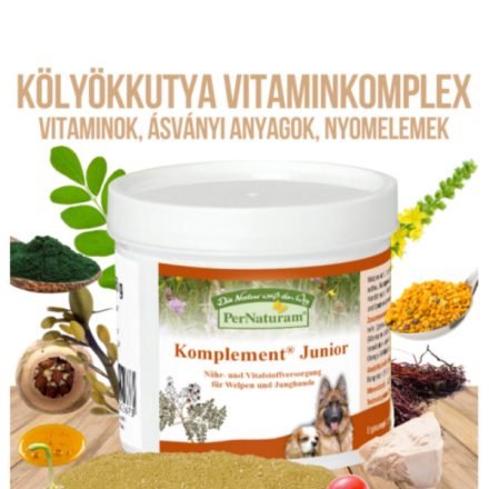 PerNaturam Komplement® Junior kölyök és fiatal kutyáknak 1 éves korig 150 g