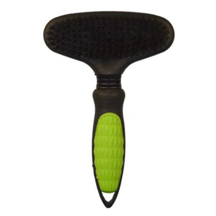 Kisállatkefe ovális, egyoldalú 12,8x19,5cm