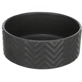 Trixie ceramic bowl 0.9 l/o 16 cm, black
