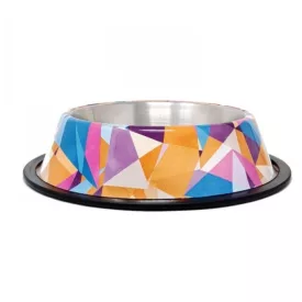 Raintech stainless steel bowl with color pattern 0.525l