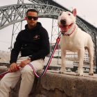 Dashi Stripes Red&Blue póráz