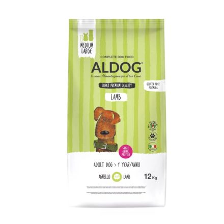 Aldog Lamb HIPOALLERGÉN Kutyatáp MEDIUM 12 KG