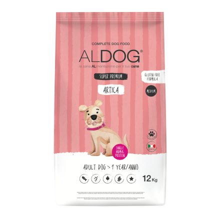 Aldog ARTICA MONOPROTEIN HIPOALLERGÉN felnőtt kutyatáp lazaccal 12 kg MEDIUM