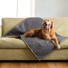 Vízálló Ágytakaró/ Szőnyeg Sötétszürke (95x95cm)