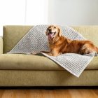 Vízálló Fotelvédő/Szőnyeg Halványszürke (63x50cm)