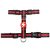 Dashi Stripes Rot&Schwarz H-Geschirre