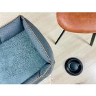 NRDOGS Lux Grey Dog Bed + Gift Dog Blanket L 90x73 cm