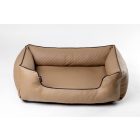 NRDOGS Lux Brown Dog Bed + Gift Dog Blanket L 90x73 cm