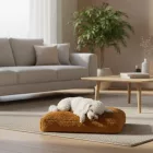 NRDOGS Comfort Dog Bed Soft Magic Beige