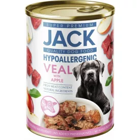 JACK Hipoallergén pástétom – Borjúhús Almával (400g)
