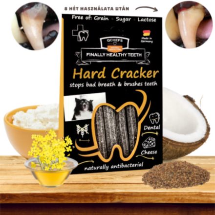 Qchefs Hard Cracker - Természetes Fogtisztító Jutalomfalat
