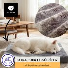 COVER For GOMEZ WATERPROOF Dog Bed Zuma Grey L (100x70cm)