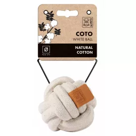 M-PETS rope ball 9.5 cm white