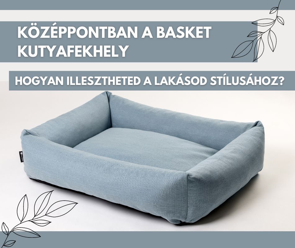 Középpontban a Basket kutyafekhely – hogyan illesztheted a lakásod stílusához?