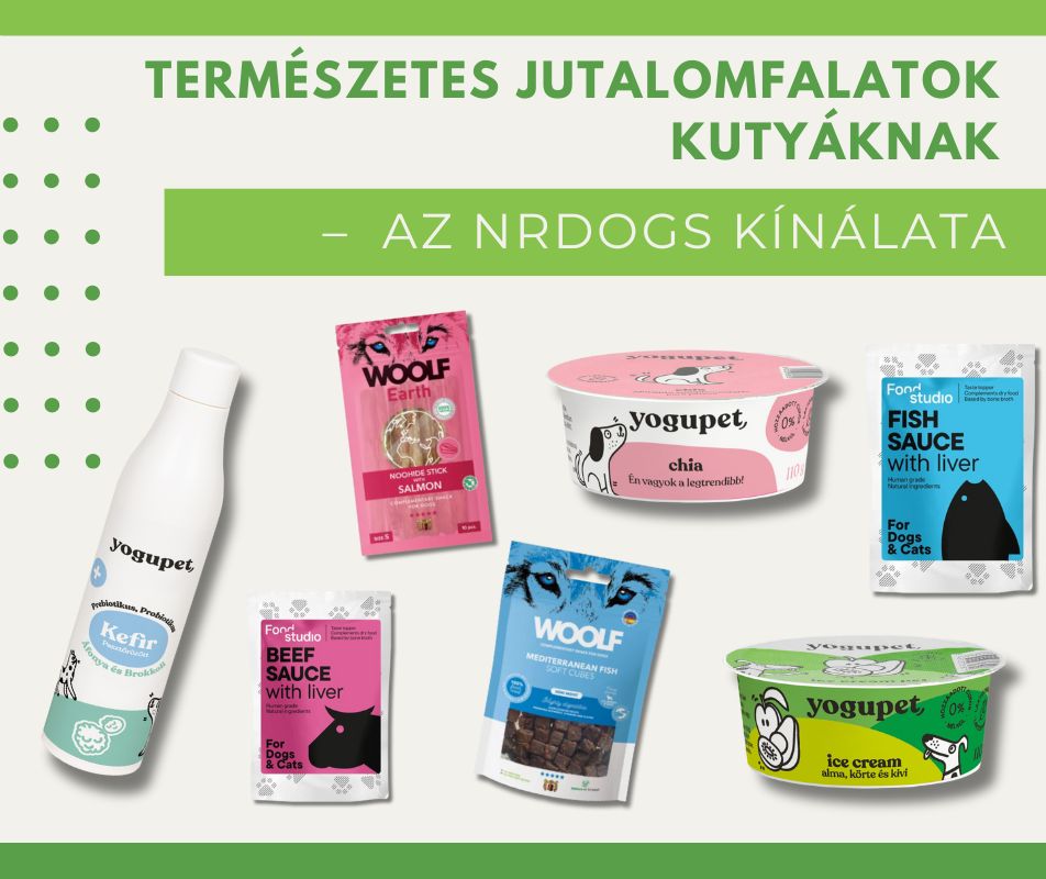 Természetes jutalomfalatok kutyáknak: Az NRDOGS kínálata